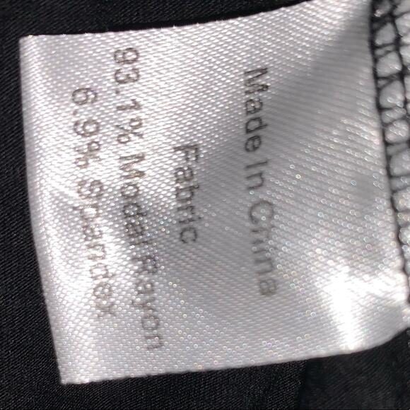 Smallshow Black Short Sleeve Nursing Tops Two - Picture 4 of 10